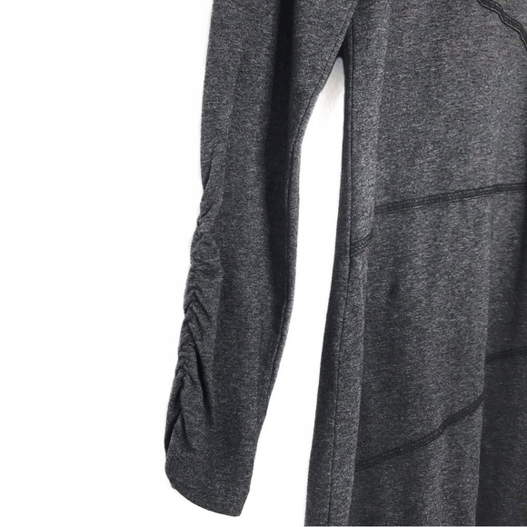 ATHLETA Sunburst Organic Cotton Knit Stretch Dress S - Picture 4 of 9